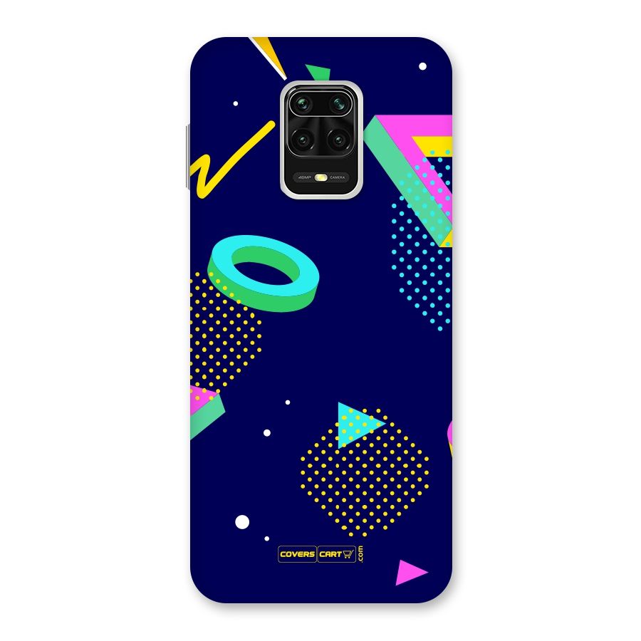 Retro Abstract Back Case for Redmi Note 9 Pro