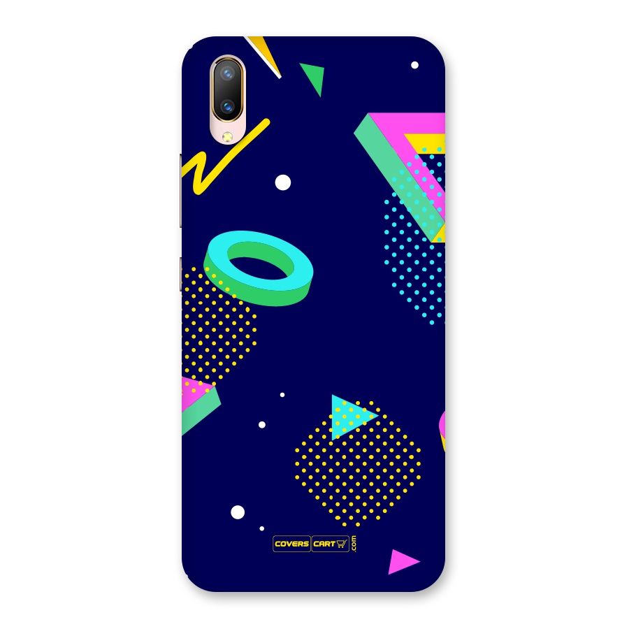 Retro Abstract Back Case for Vivo V11 Pro