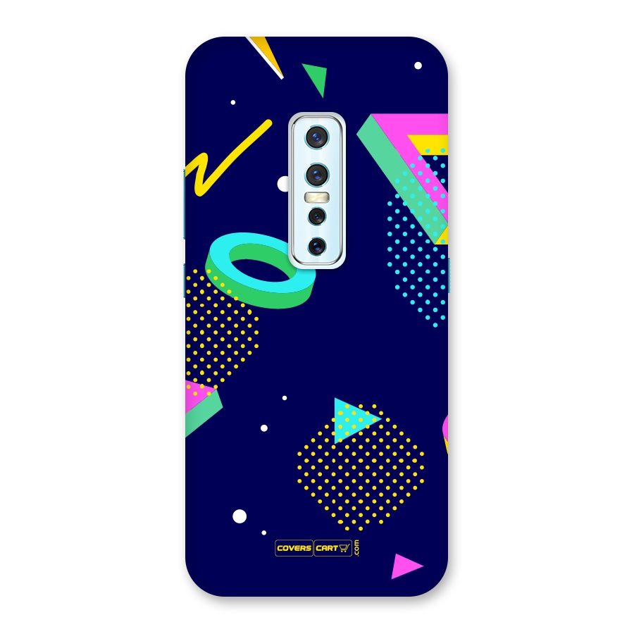 Retro Abstract Back Case for Vivo V17 Pro