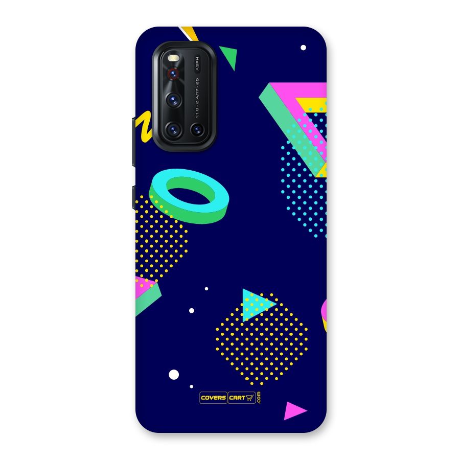 Retro Abstract Back Case for Vivo V19
