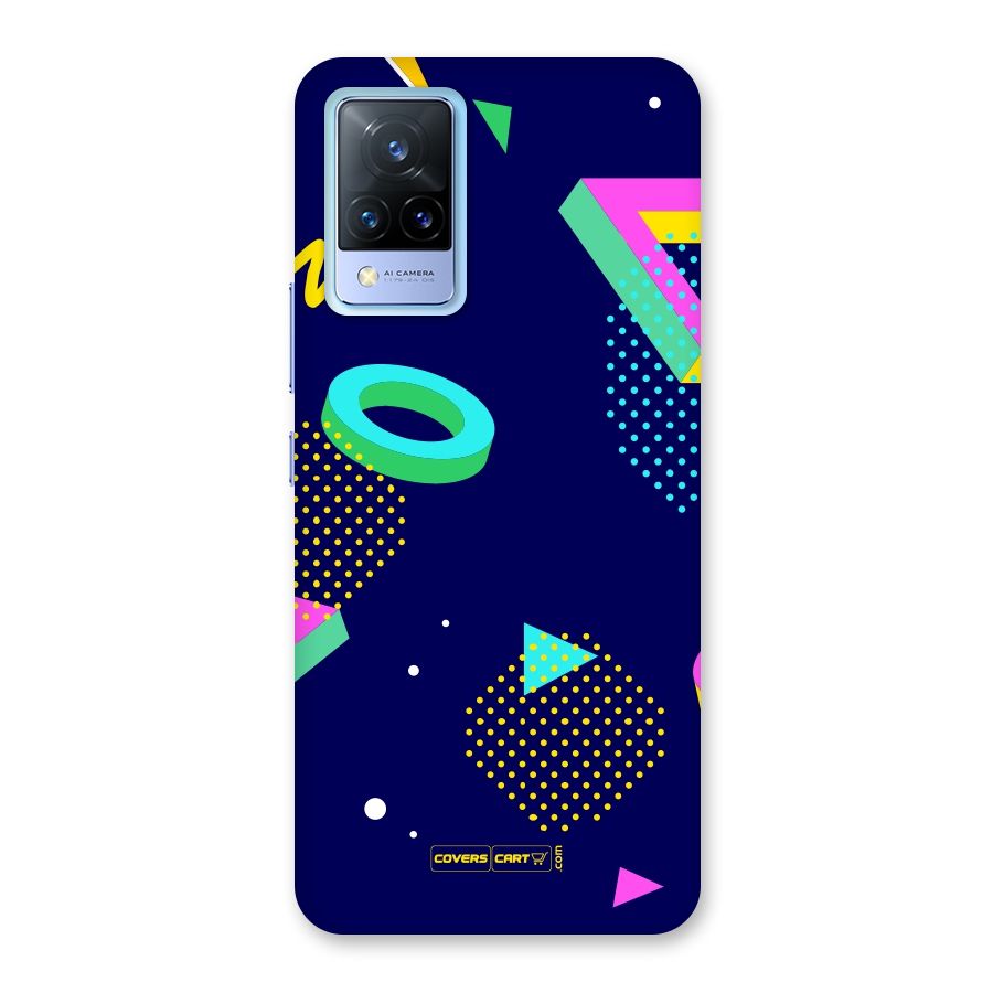 Retro Abstract Back Case for Vivo V21 5G