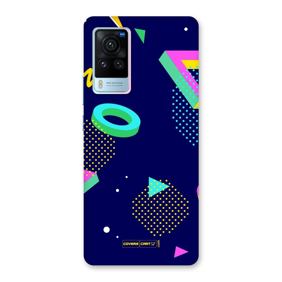 Retro Abstract Back Case for Vivo X60 Pro