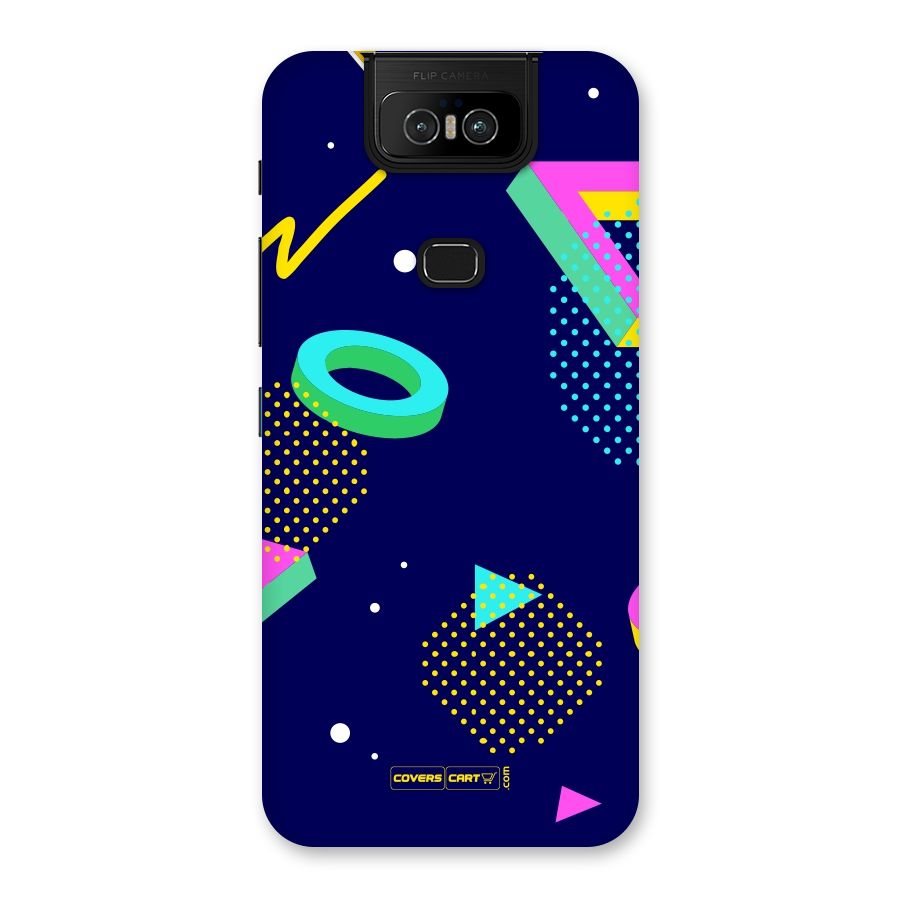 Retro Abstract Back Case for Zenfone 6z