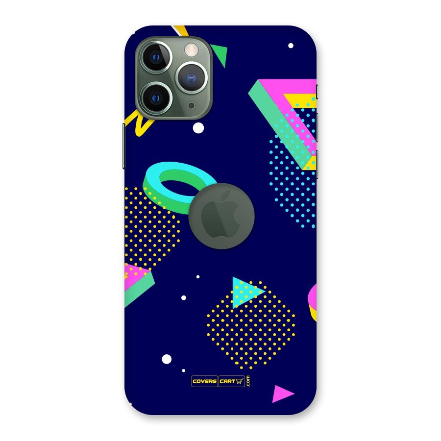 Retro Abstract Back Case for iPhone 11 Pro Logo  Cut