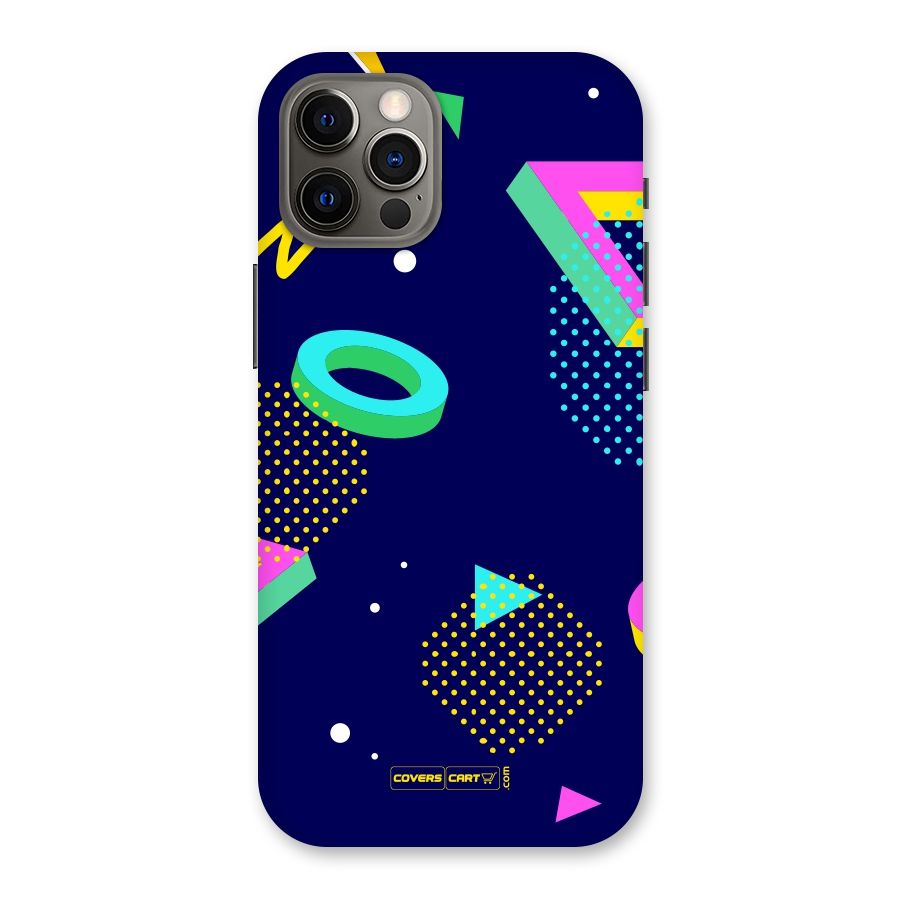 Retro Abstract Back Case for iPhone 12 Pro