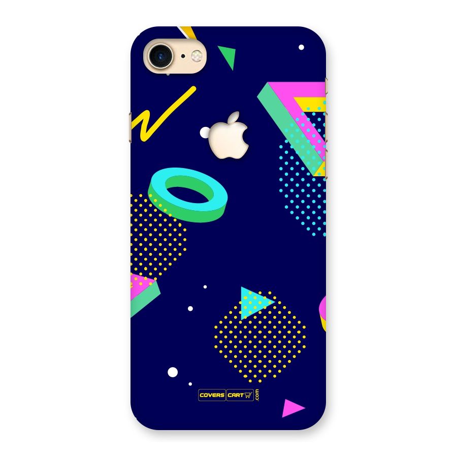 Retro Abstract Back Case for iPhone 7 Apple Cut