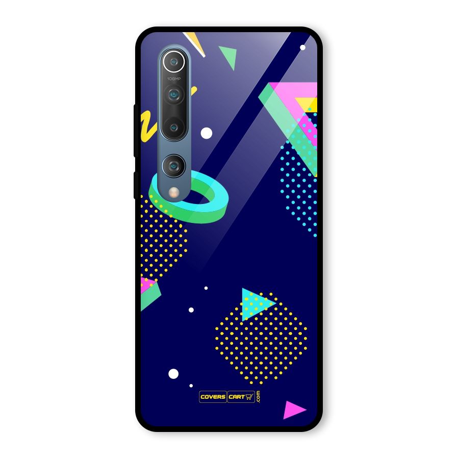 Retro Abstract Glass Back Case for Mi 10