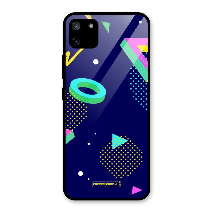Retro Abstract Glass Back Case for Realme C11
