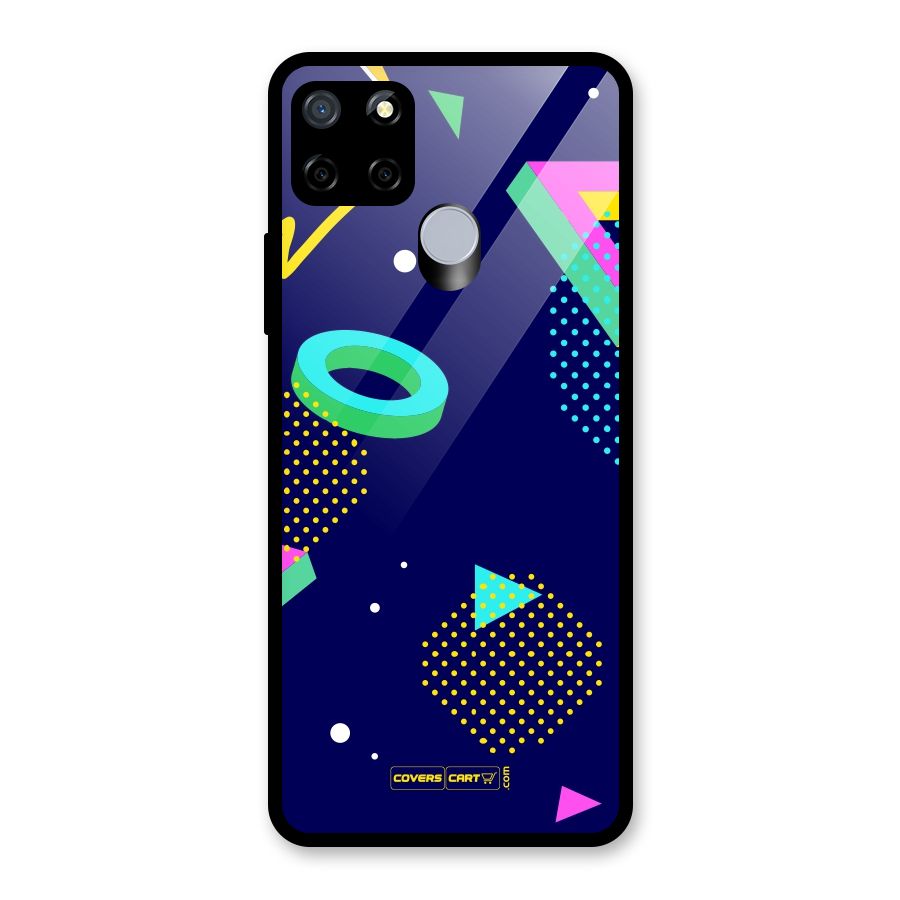 Retro Abstract Glass Back Case for Realme C12