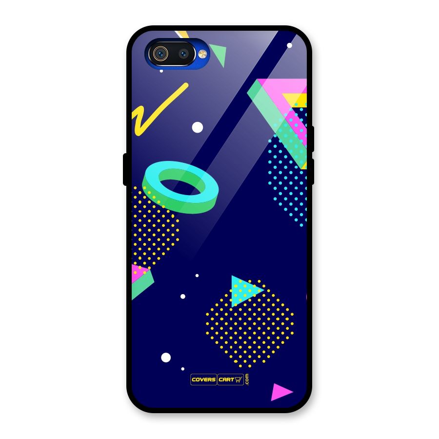 Retro Abstract Glass Back Case for Realme C2