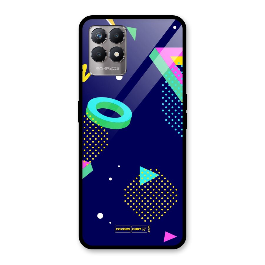 Retro Abstract Glass Back Case for Realme Narzo 50