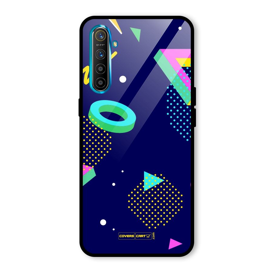 Retro Abstract Glass Back Case for Realme X2