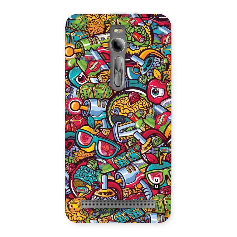 Retro Diamond Design Back Case for Asus Zenfone 2