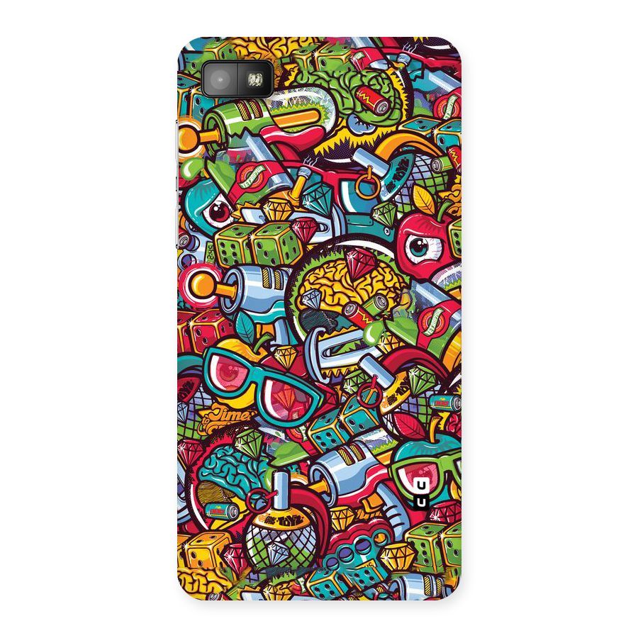 Retro Diamond Design Back Case for Blackberry Z10