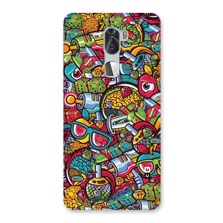 Retro Diamond Design Back Case for Coolpad Cool 1