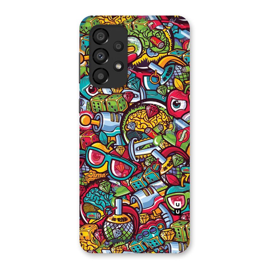 Retro Diamond Design Back Case for Galaxy A33 5G
