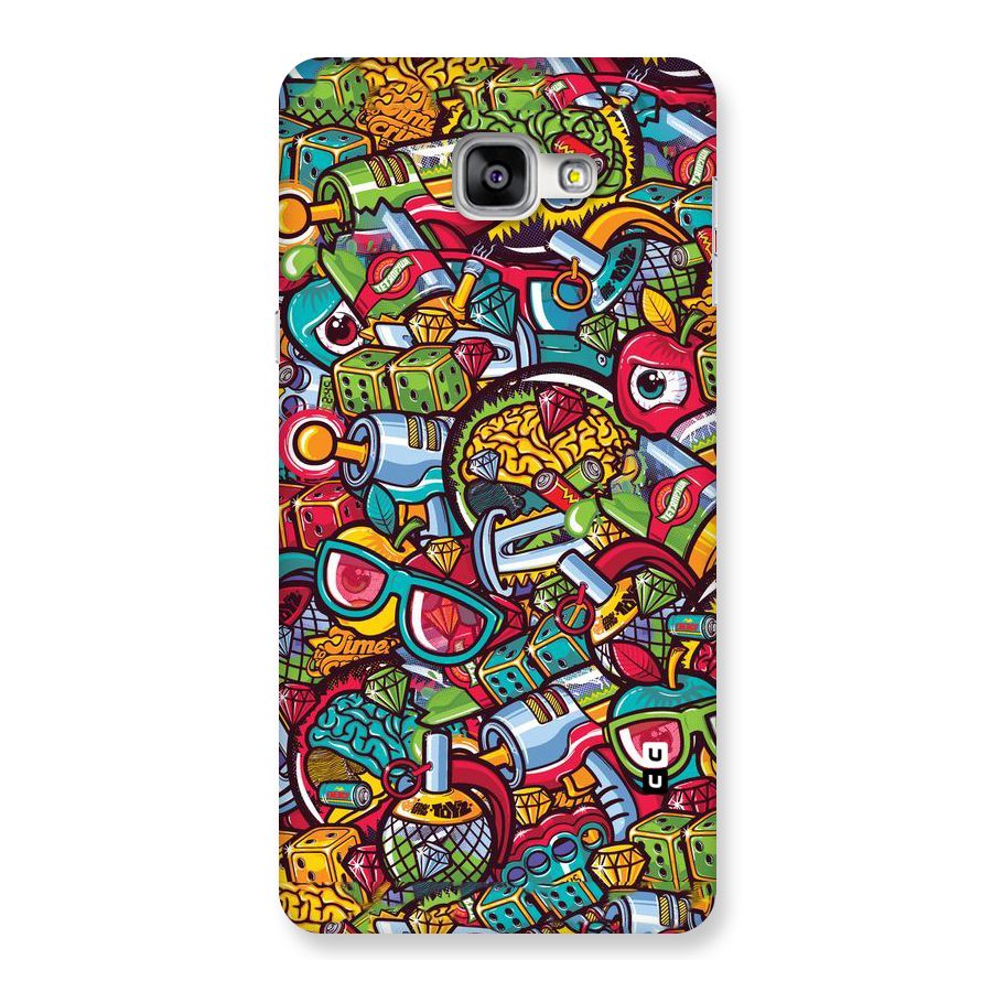 Retro Diamond Design Back Case for Galaxy A9