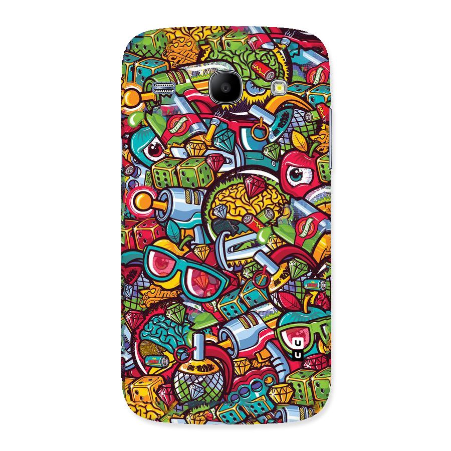 Retro Diamond Design Back Case for Galaxy Core
