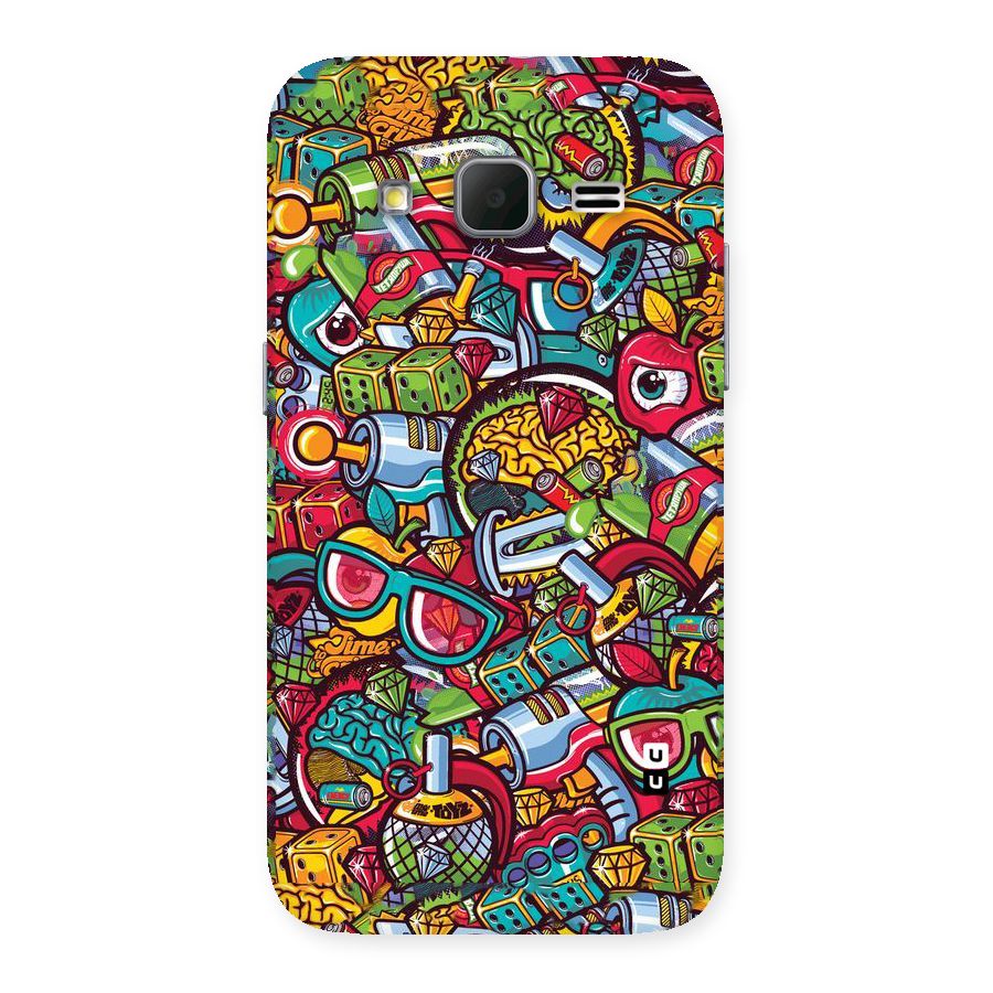 Retro Diamond Design Back Case for Galaxy Core Prime