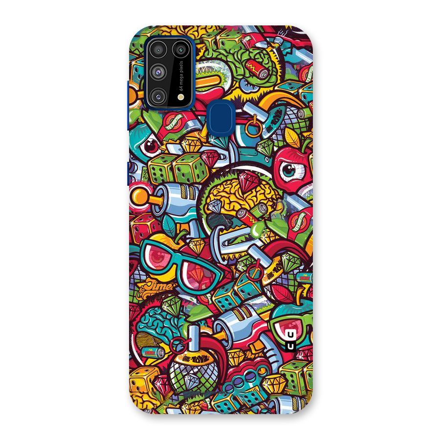 Retro Diamond Design Back Case for Galaxy F41