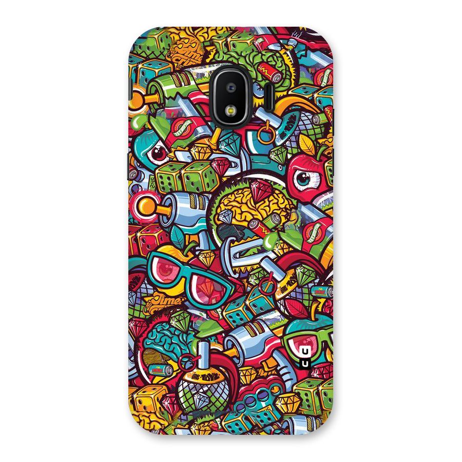 Retro Diamond Design Back Case for Galaxy J2 Pro 2018
