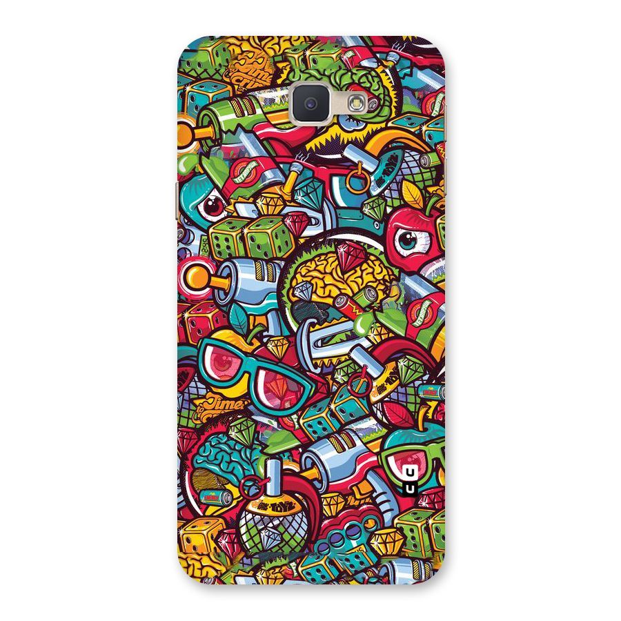 Retro Diamond Design Back Case for Galaxy J5 Prime