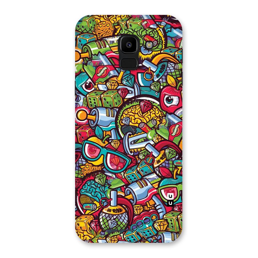 Retro Diamond Design Back Case for Galaxy J6
