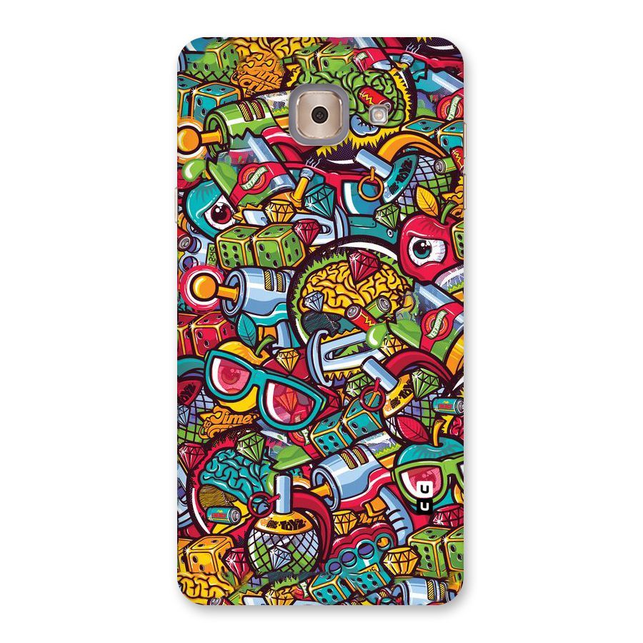 Retro Diamond Design Back Case for Galaxy J7 Max