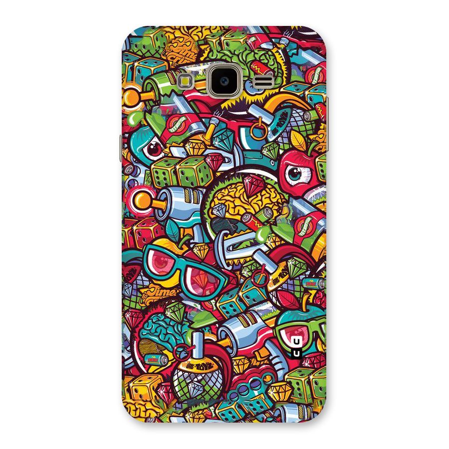 Retro Diamond Design Back Case for Galaxy J7 Nxt