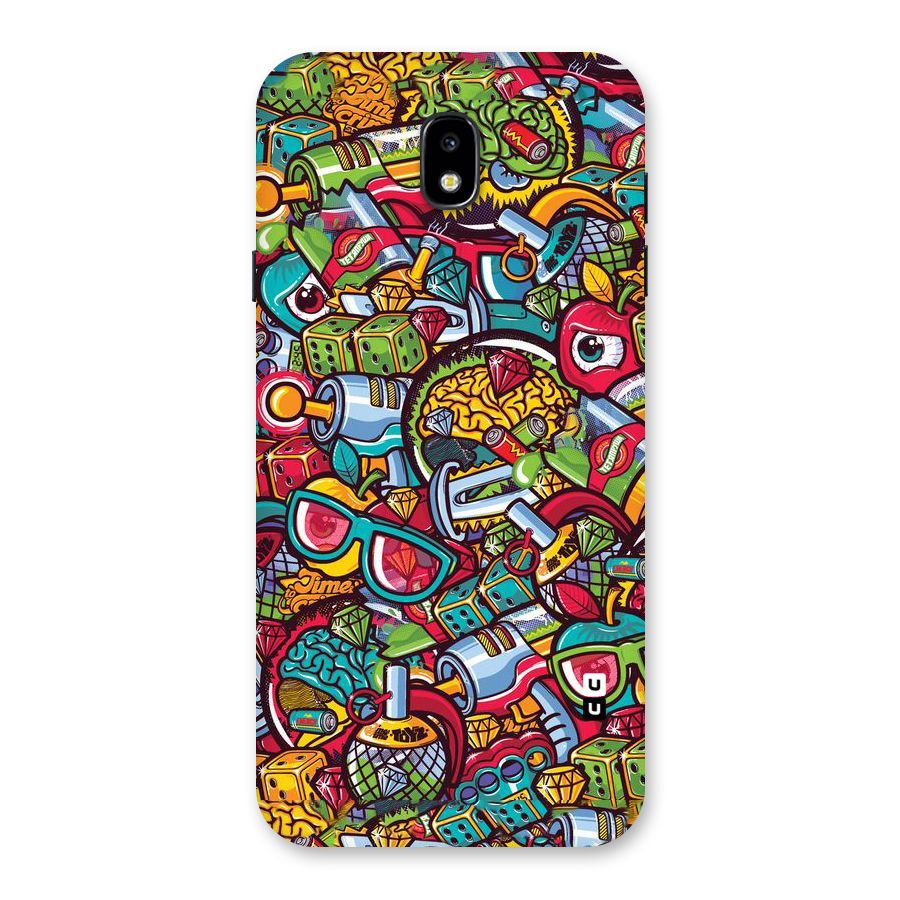 Retro Diamond Design Back Case for Galaxy J7 Pro