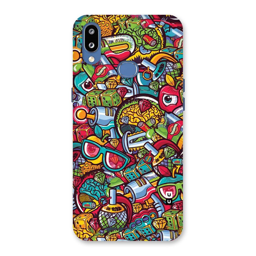 Retro Diamond Design Back Case for Galaxy M01s