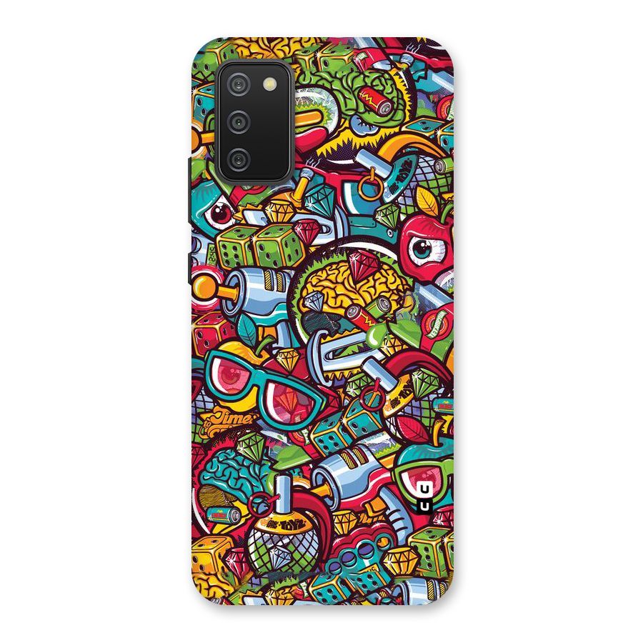 Retro Diamond Design Back Case for Galaxy M02s