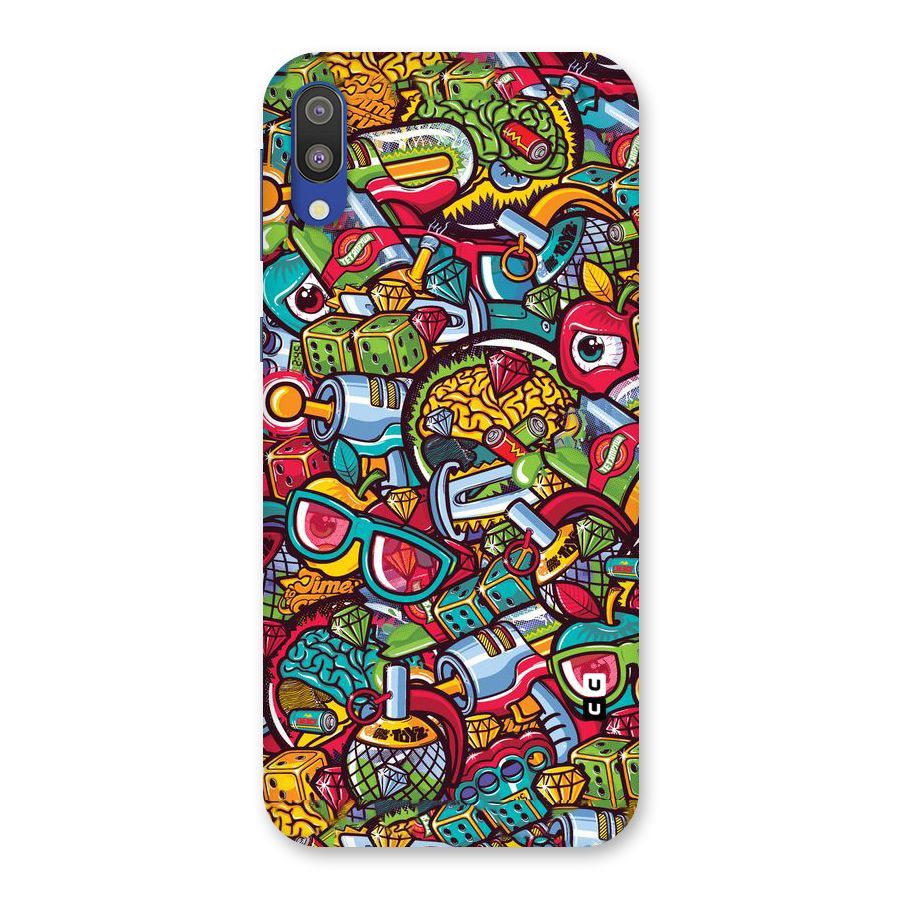 Retro Diamond Design Back Case for Galaxy M10