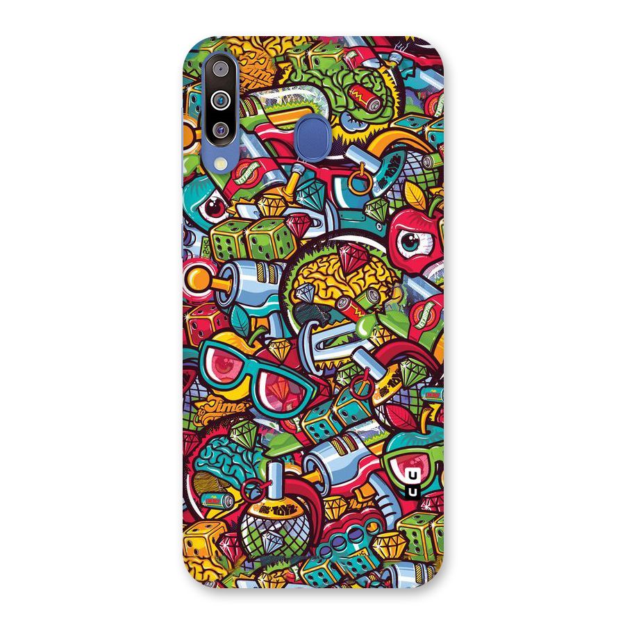 Retro Diamond Design Back Case for Galaxy M30
