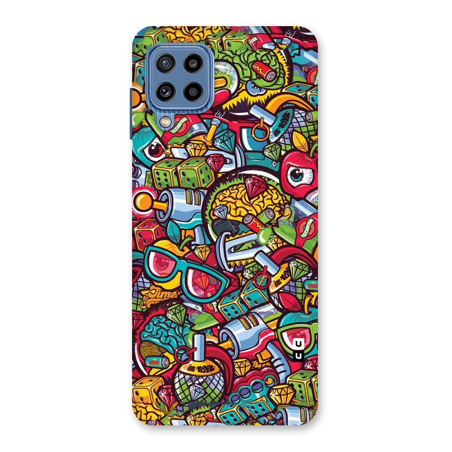 Retro Diamond Design Back Case for Galaxy M32