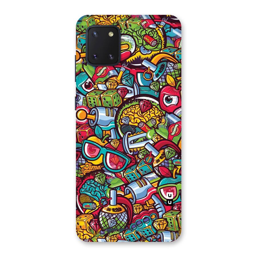 Retro Diamond Design Back Case for Galaxy Note 10 Lite