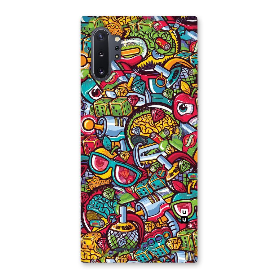 Retro Diamond Design Back Case for Galaxy Note 10 Plus