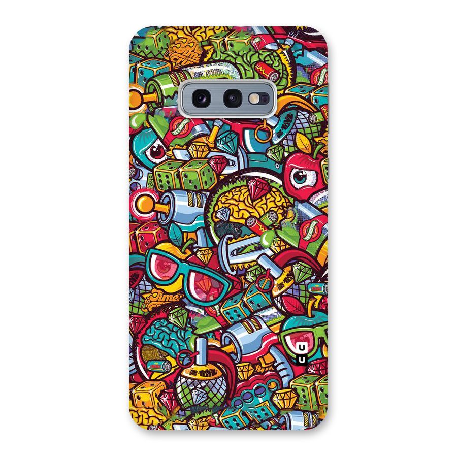 Retro Diamond Design Back Case for Galaxy S10e