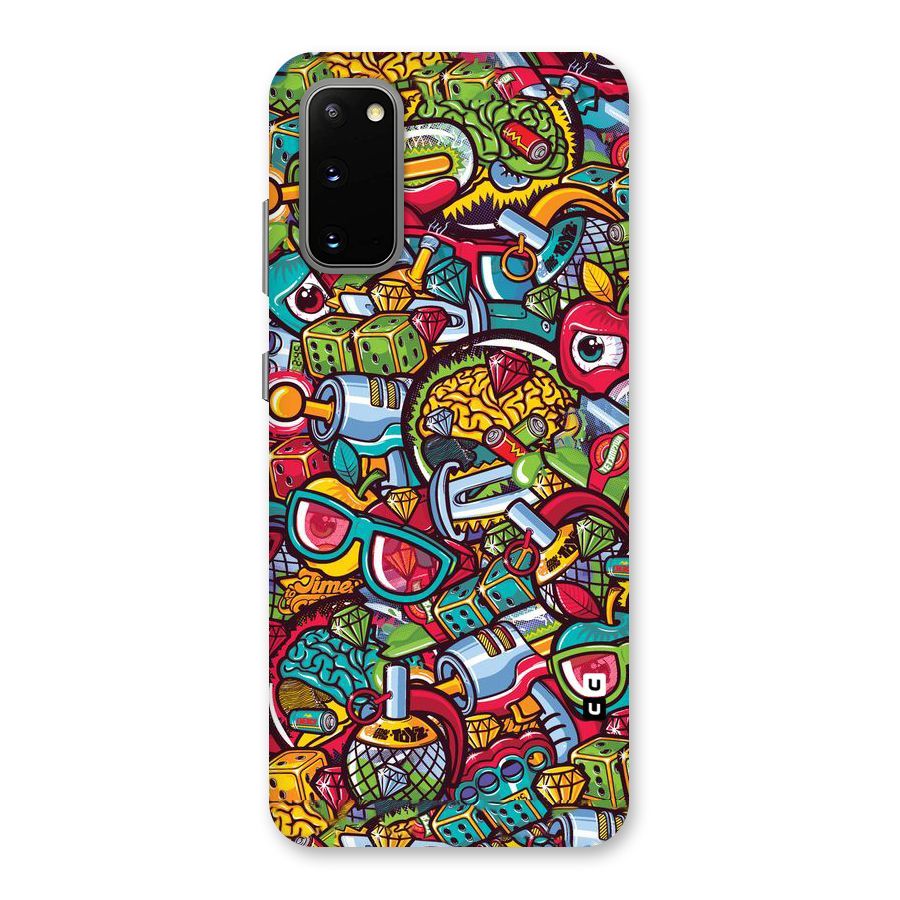 Retro Diamond Design Back Case for Galaxy S20