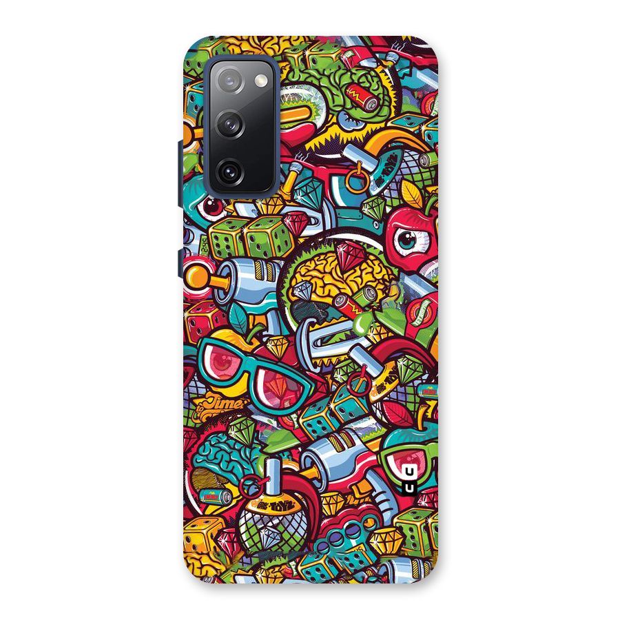 Retro Diamond Design Back Case for Galaxy S20 FE
