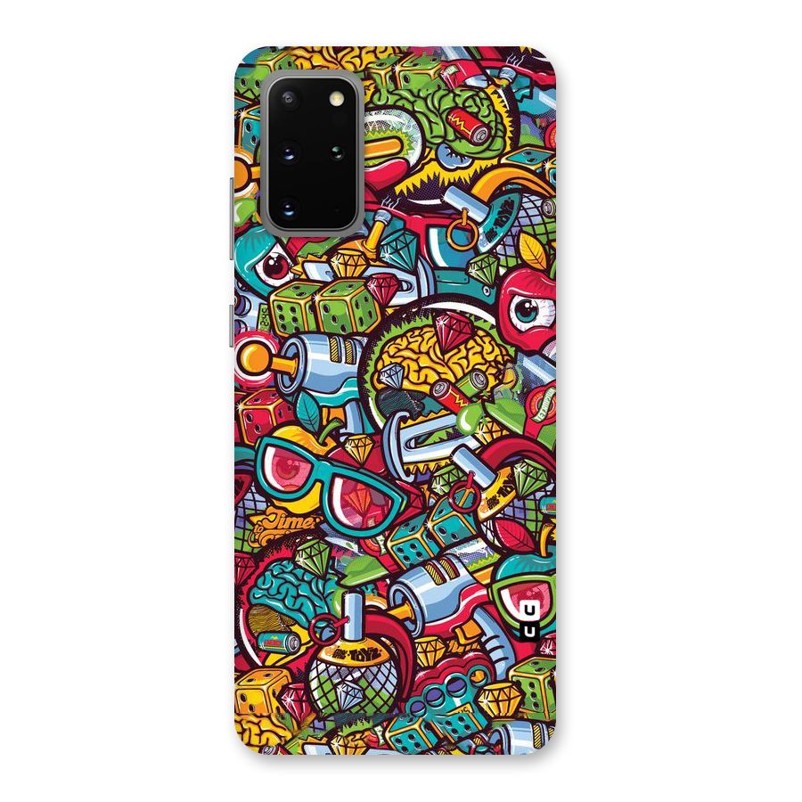 Retro Diamond Design Back Case for Galaxy S20 Plus