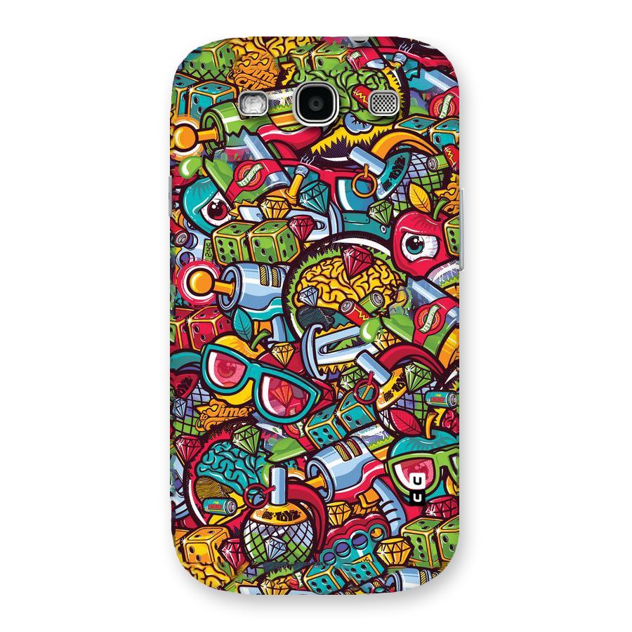 Retro Diamond Design Back Case for Galaxy S3