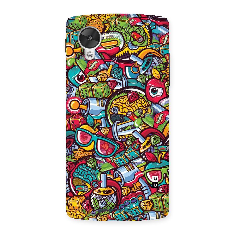 Retro Diamond Design Back Case for Google Nexsus 5