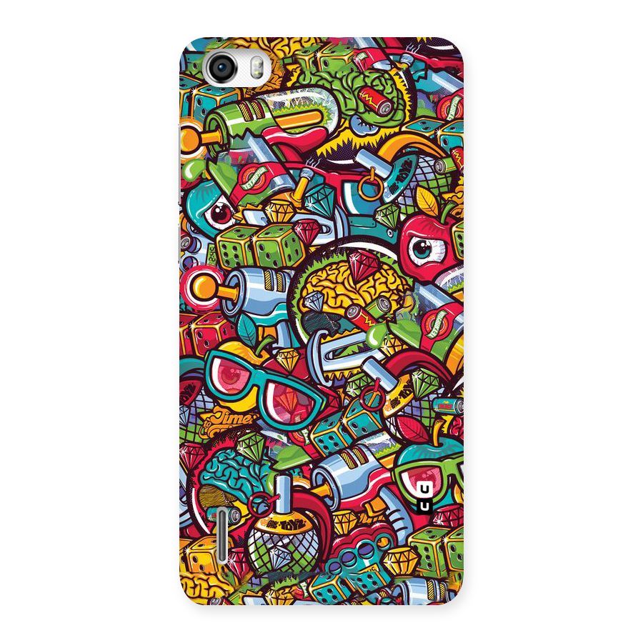 Retro Diamond Design Back Case for Honor 6