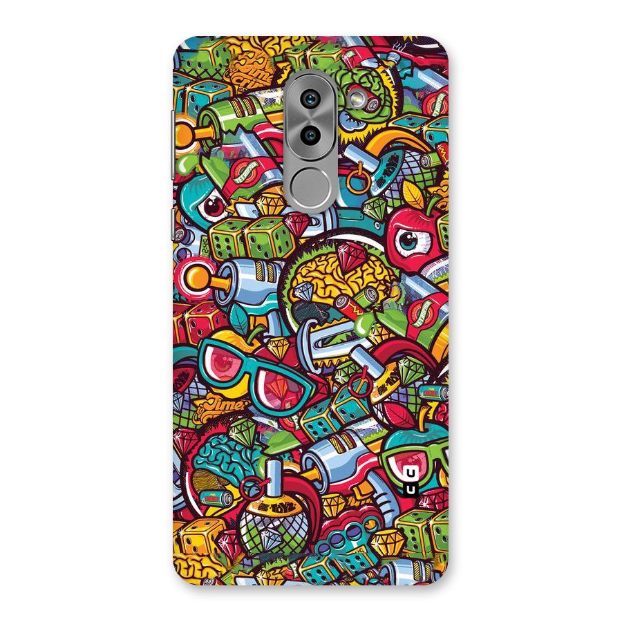 Retro Diamond Design Back Case for Honor 6X