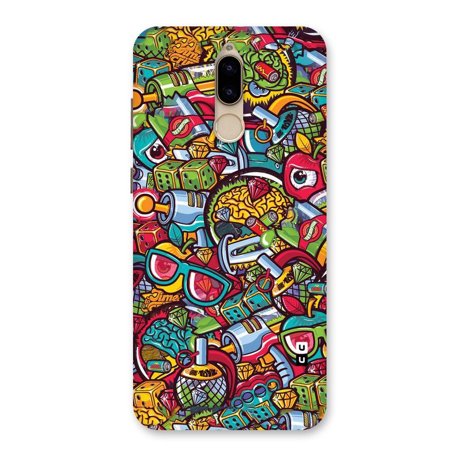 Retro Diamond Design Back Case for Honor 9i