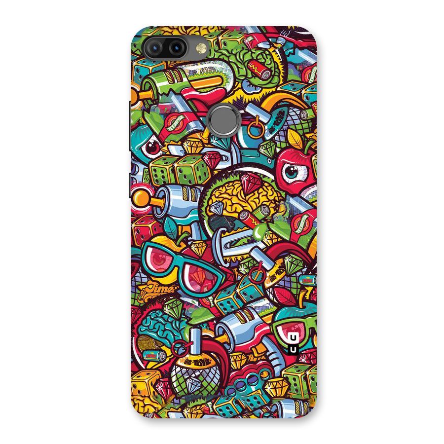Retro Diamond Design Back Case for Infinix Hot 6 Pro