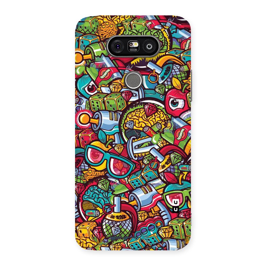 Retro Diamond Design Back Case for LG G5