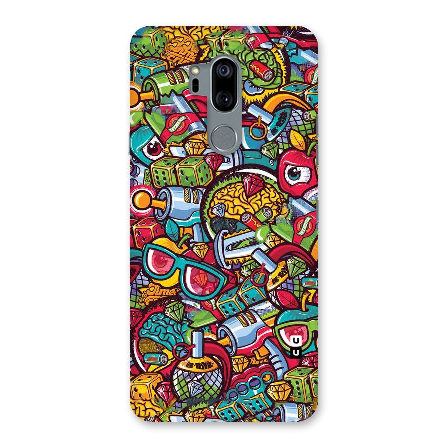 Retro Diamond Design Back Case for LG G7