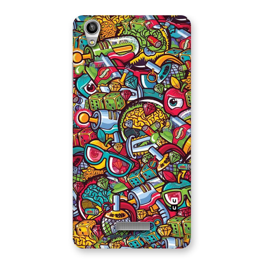 Retro Diamond Design Back Case for Lava-Pixel-V1